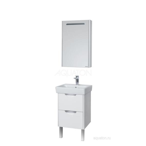 Тумба под раковину Aquaton Сильва 1A211801SIW70 60 с ящиком,дуб полярный