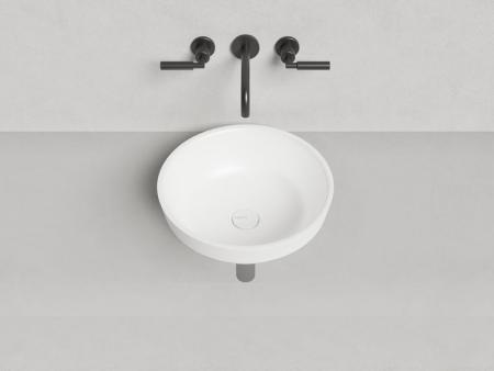 Раковина Salini MAREA 03 S-Stone матовая 42x42 1802203M полувстраиваемая