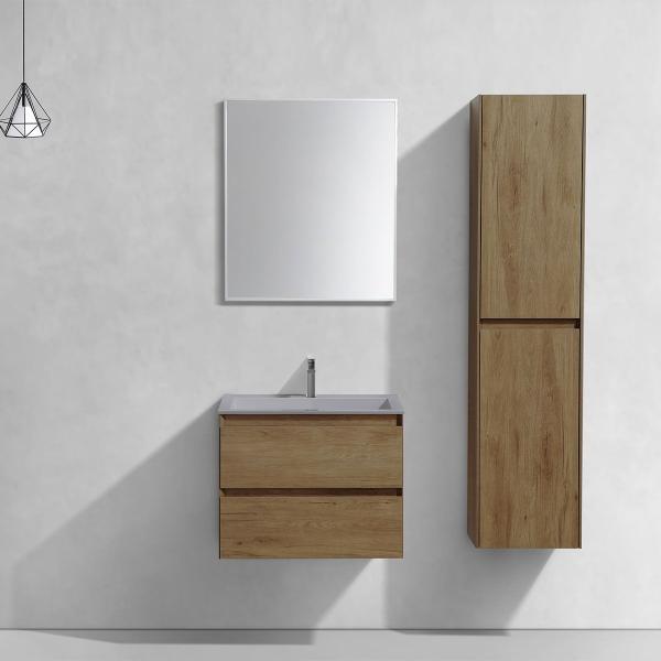 Тумба под раковину Vincea Luka 600 подвесная, 2 ящика soft-close, цвет T.Oak