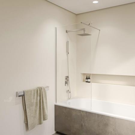 Шторка на ванну RGW Screens SC-051 60 см прозрачное Хром неподвижная 351105106-11