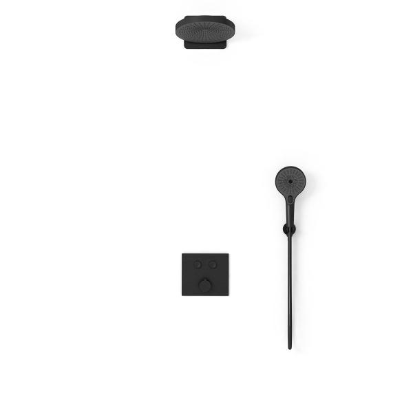 Душевой комплект Vincea Inspire VSFW-4I211MB встраиваемый, черный