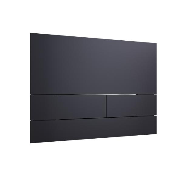 Кнопка смыва KNOTLOR DUET BIS109BL, черный  (серия 1)