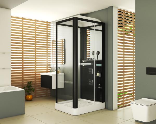 Душевая кабина GROSSMAN GR222 (80x100x225) гидромассажная с радио