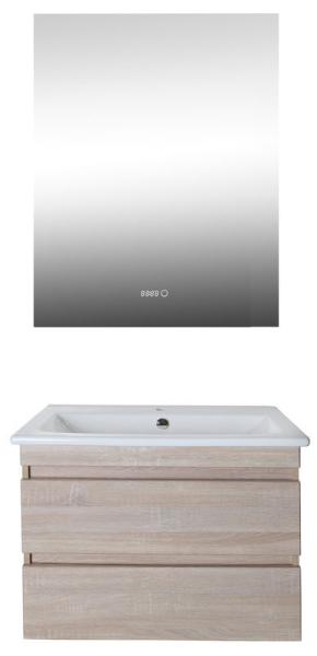 Тумба ASB-Mebel Лира 75 Дуб Сонома подвесная под умывальник Элина 75