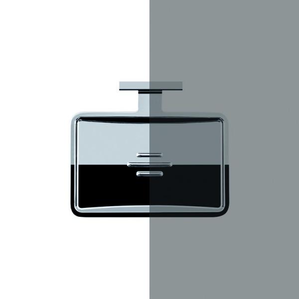 Мыльница Colombo Basic Q B3781 настенная, несъёмная, хром