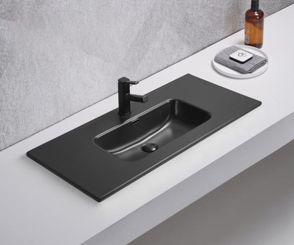 Раковина Gid Bm9010s встраиваемый 101,5 Черный матовый