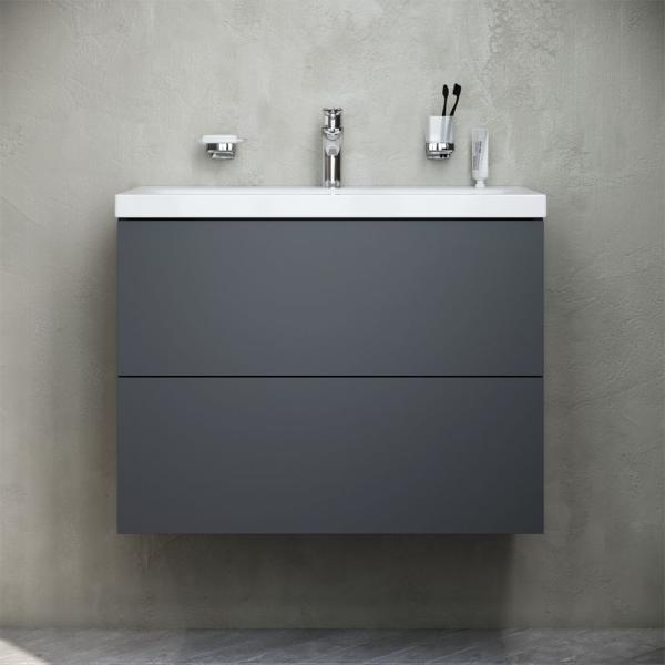 Тумба под раковину подвесная AM.PM GEM M90FHX07522GM графит матовый
