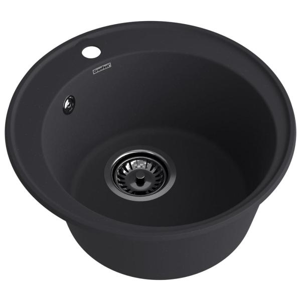 Кухонная мойка GranFest QUARZ 8, черный