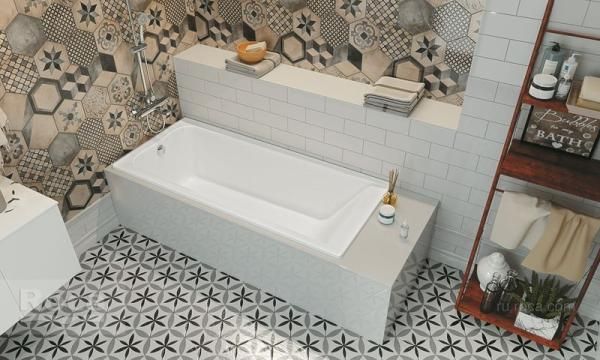 Ванна Roca Elba 170х75 прямоугольная белая акриловая 248507000