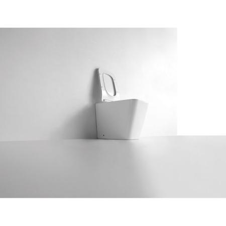 Унитаз CeramaLux NS-3170 54 см приставной безободковый микролифт