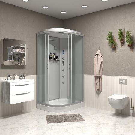 Душевая кабина Niagara NG-3312-14RF 1200х800х2150 низкий поддон 13см стекло матовое