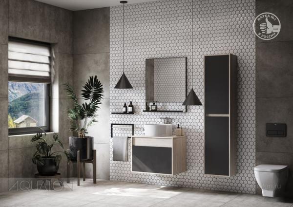 Зеркало AQUATON Лофт Урбан 65 дуб орегон 1A254102LQX50