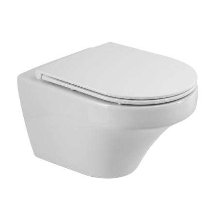 Сиденье дюропласт, soft close, металлическое крепление CZR-2316-SC
