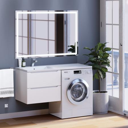 Тумба под стиральную машину Uperwood Tanos 60 см, подвесная, белый