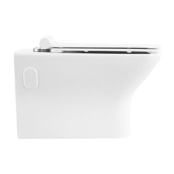 Унитаз Belbagno ROMANO  безободковый подвесной BB248CHR-SM