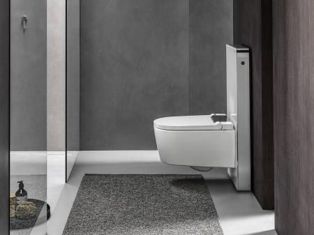 Унитаз-биде Geberit AquaClean Sela 146.224.21.1 (глянцевый хром) подвесной