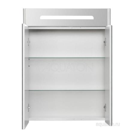 Зеркальный шкаф AQUATON Сильва 60 дуб фьорд 1A216202SIW60