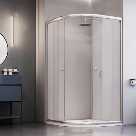 Душевой уголок RGW TN-209-J Dolphin 100x100 Хром прозрачное