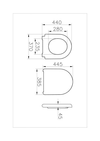 Сиденье для унитаза VitrA Liquid  137-003-009 круглое белое дюропласт с микролифтом