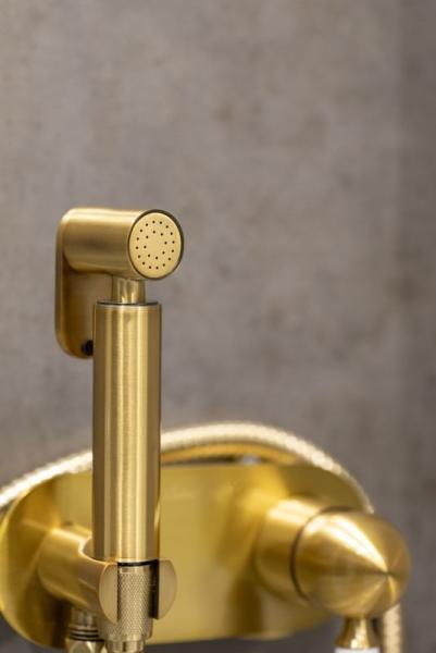 Гигиеническая лейка со смесителем Boheme Medici 424 бронза