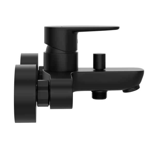 Смеситель VitrA Flow Soft  A4294636EXP настенный однорычажный матовый черный латунь