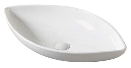 Раковина SantiLine SL-1078 70x36,5 на столешницу керамическая Белый