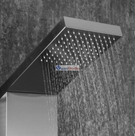 Душевая панель Frap F24005-5 сатин для ванны