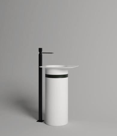 Раковина Salini NINFEA 01 S-Stone матовая 54x45 110521M напольная