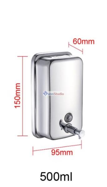 F401 Дозатор Frap хром 500мл