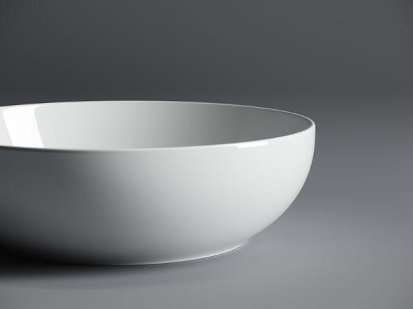 Умывальник чаша накладная круглая Element 370x370x110мм