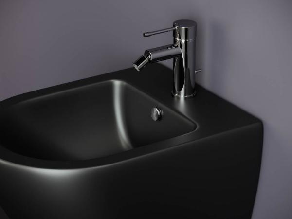 Биде Ceramicanova METROPOL CN4003MB подвесное черный матовый