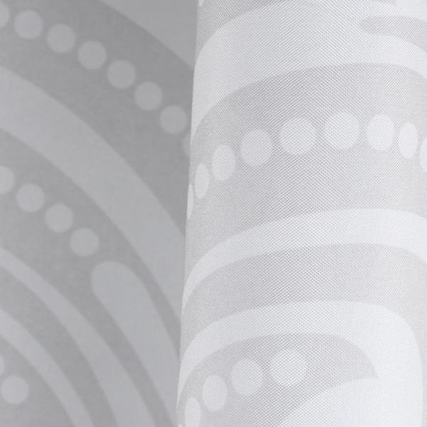 Штора для ванной комнаты FIXSEN DESIGN FX-2518, серый
