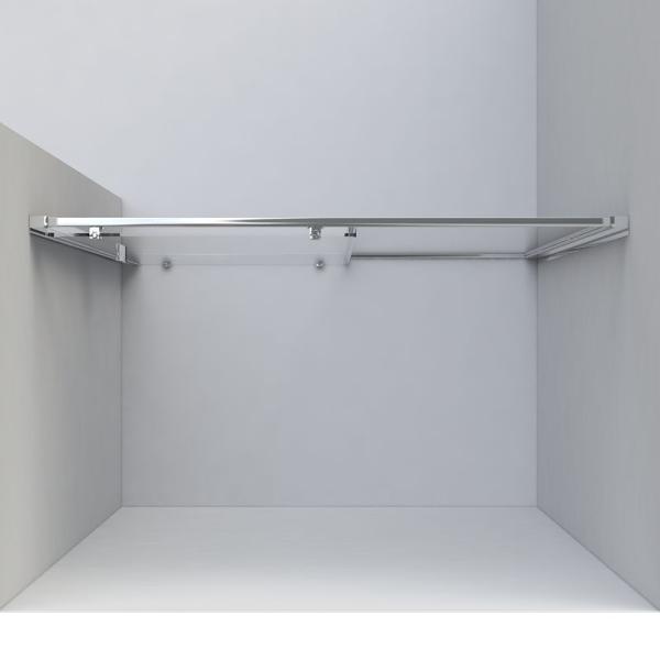 Душевая дверь Vincea Garda VDS-1G115CLGM, 1150, вороненая сталь, стекло прозрачное