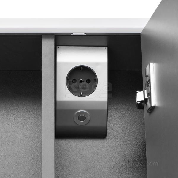 Зеркальный шкаф Roca Ronda 70 белый глянец/антрацит ZRU9302969