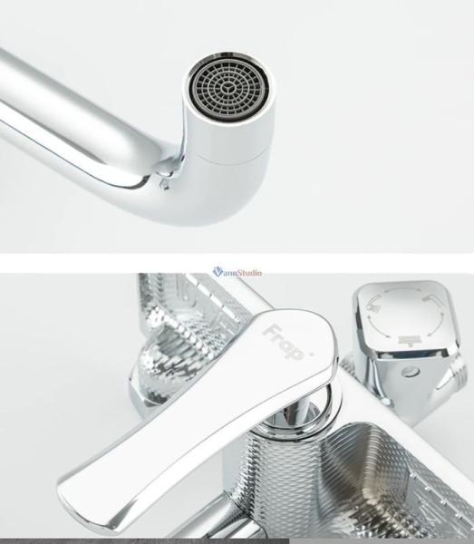 Душевая система Frap F24002 хром для ванны