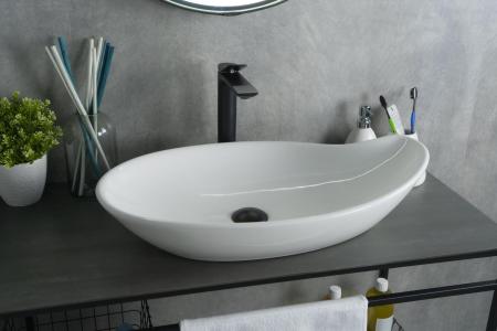 Раковина Gid N9052 65x38 на столешницу белая