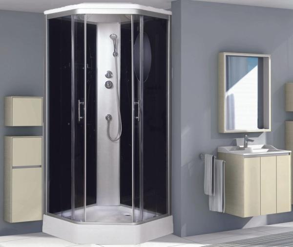 Душевая кабина Niagara Ultra NG-2506-01 (900х900х2200) низкий поддон(16см) стекло ТОНИРОВАННОЕ