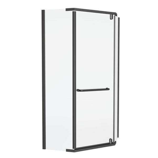 Душевой уголок KNOTLOR PENTA FCD090CG0GM 5-тиугольный 90х90х200, оружейная сталь