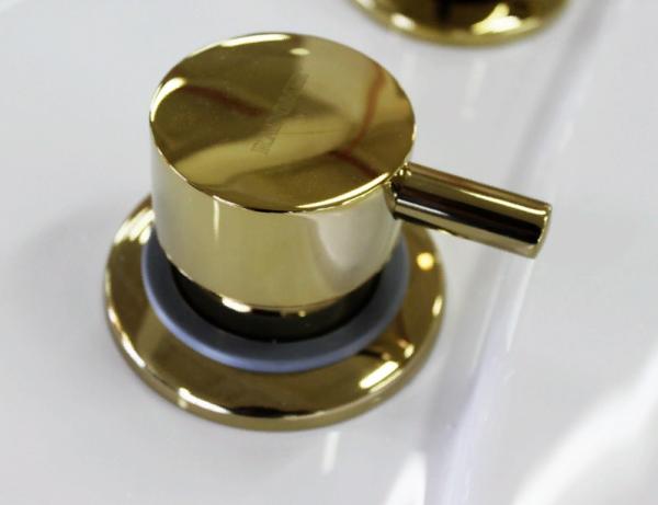 Смеситель на борт ванны Радомир Бриз-GOLD 1-27-3-0-0-607 золото